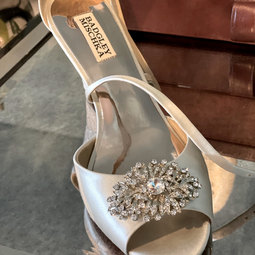Badgley Mischka jewelled heels Only worn once